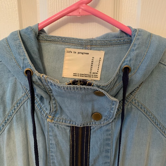 F21 Life in Progress chambray jacket - Picture 7 of 10